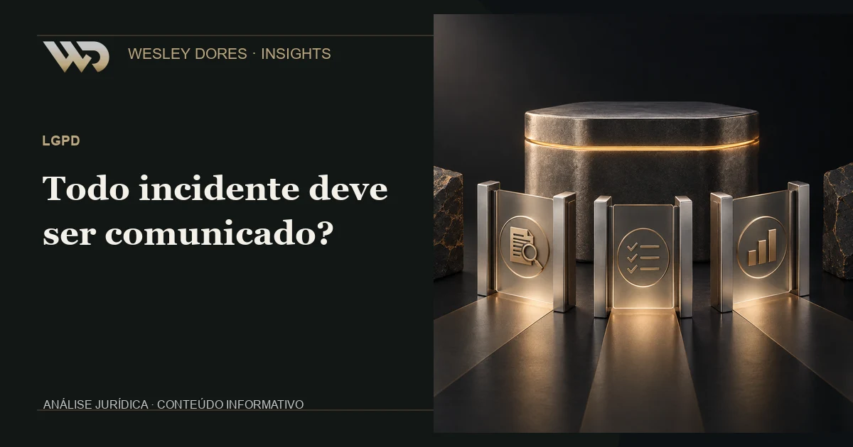Fluxo abstrato interrompido com camadas de proteção e um ponto de análise, simbolizando a avaliação de incidente com dados